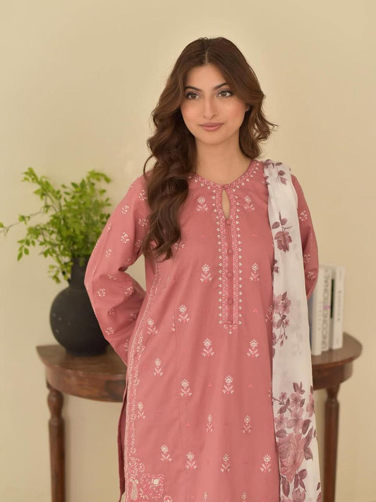 Irha Emb 3pc Dress