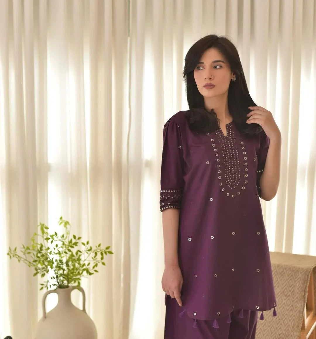 Anya 3pc Embroidered(Farshi Shalwar) RL-4
