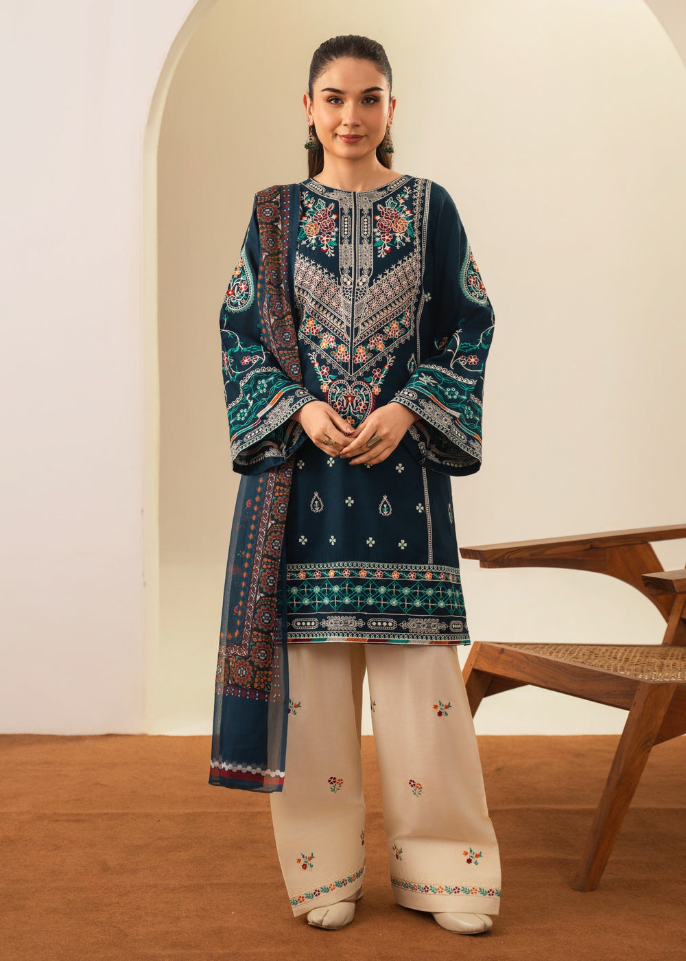 Zarqash 3pc Dress