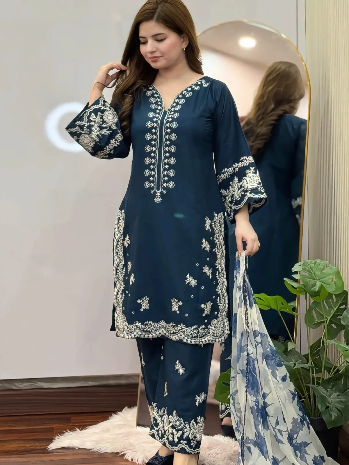 Rubi Emb 3pc Dress