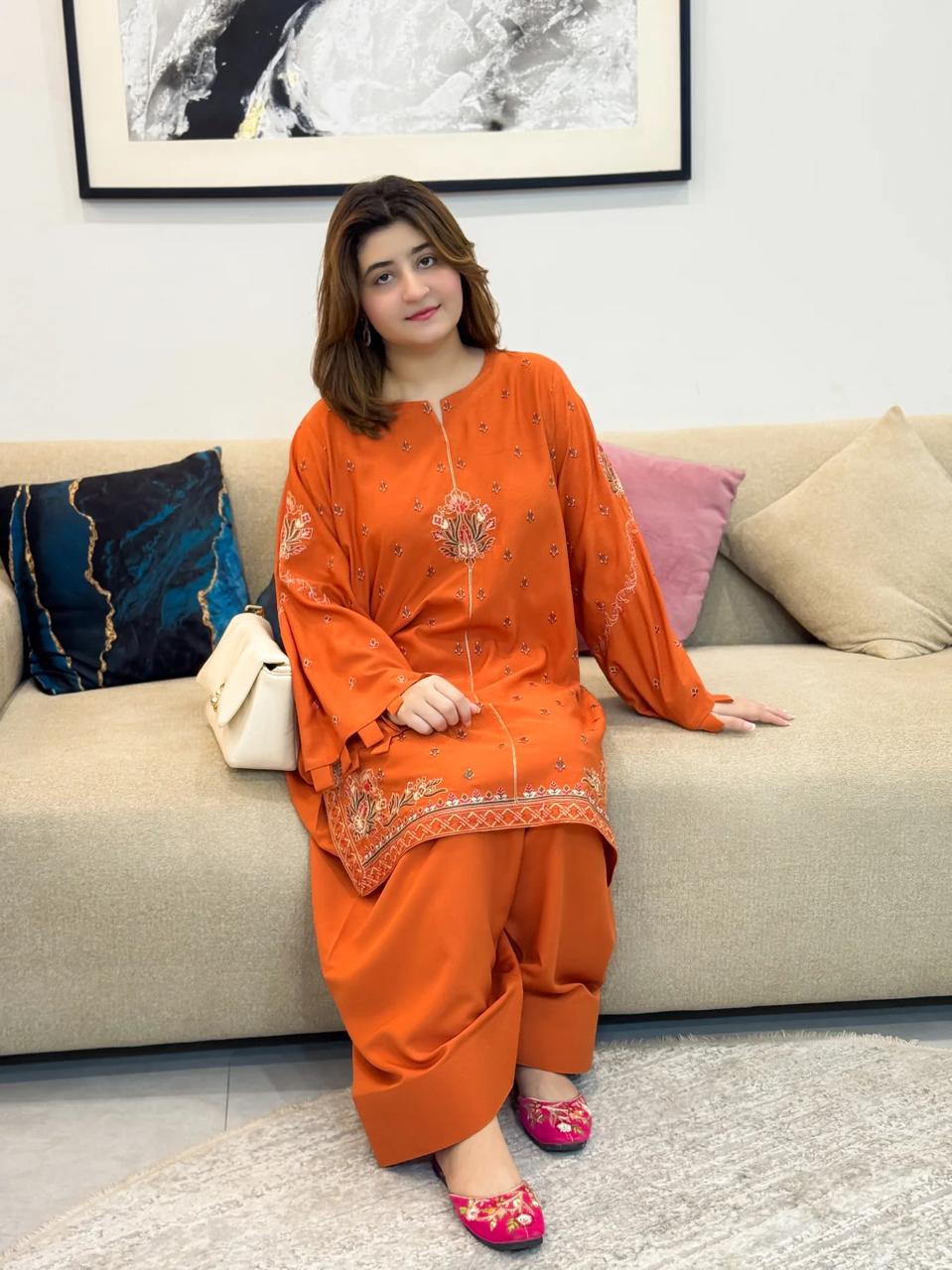 Zobia Emb 2pc Dress