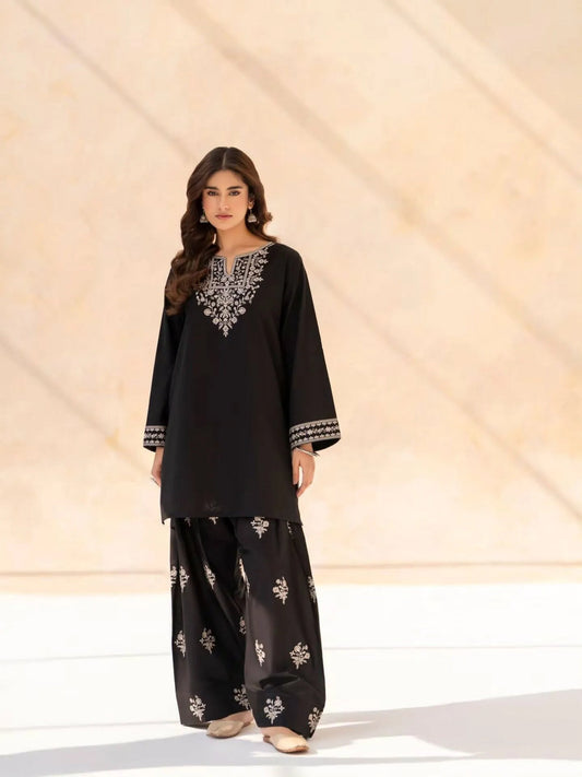 Siyahi Emb 2pc Dress