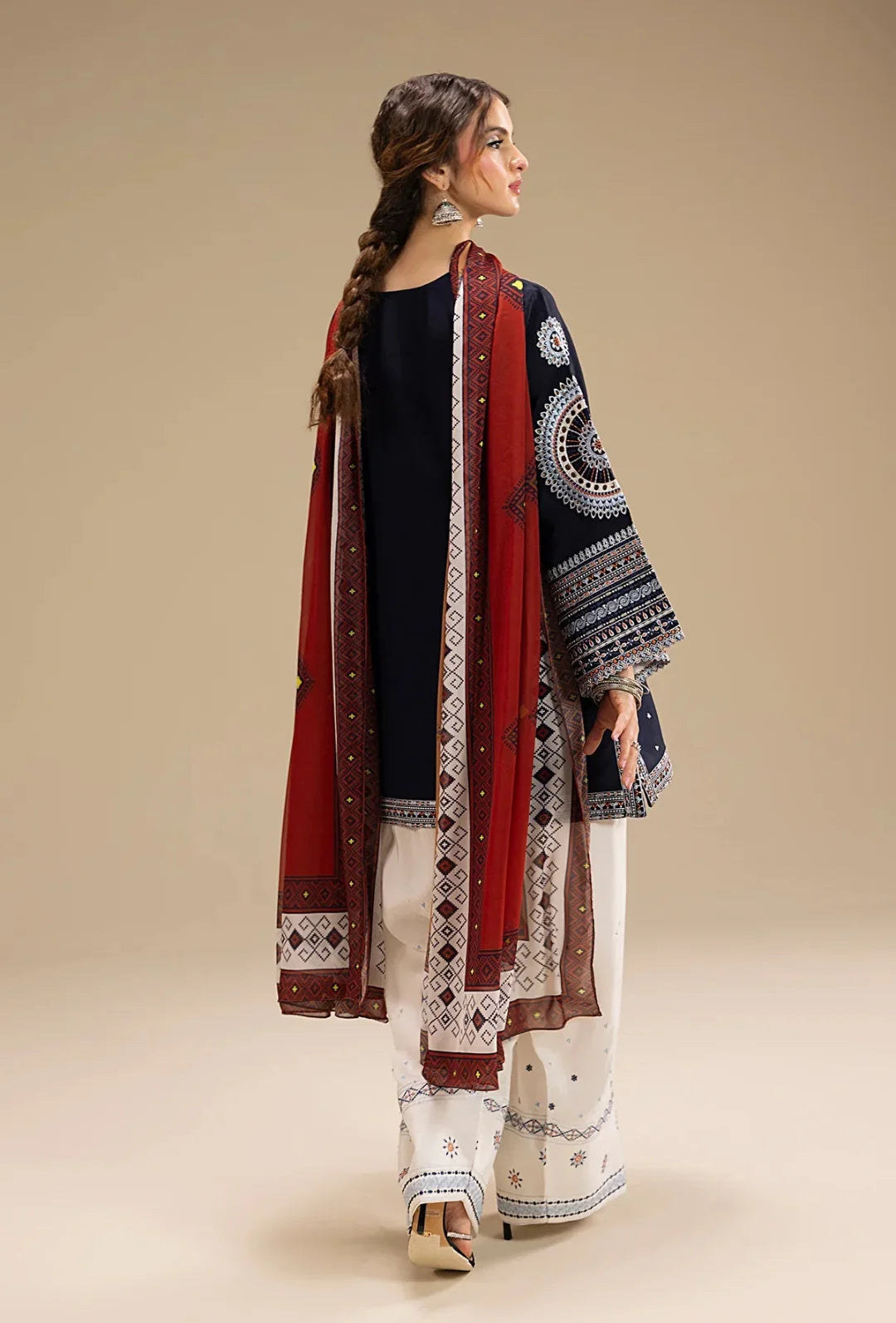Arzu Full Embroidered 3pcs(Stitched) RL-3