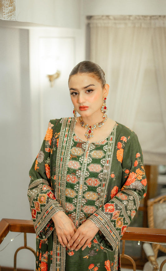 Saba Gul Emb 3pc Dress