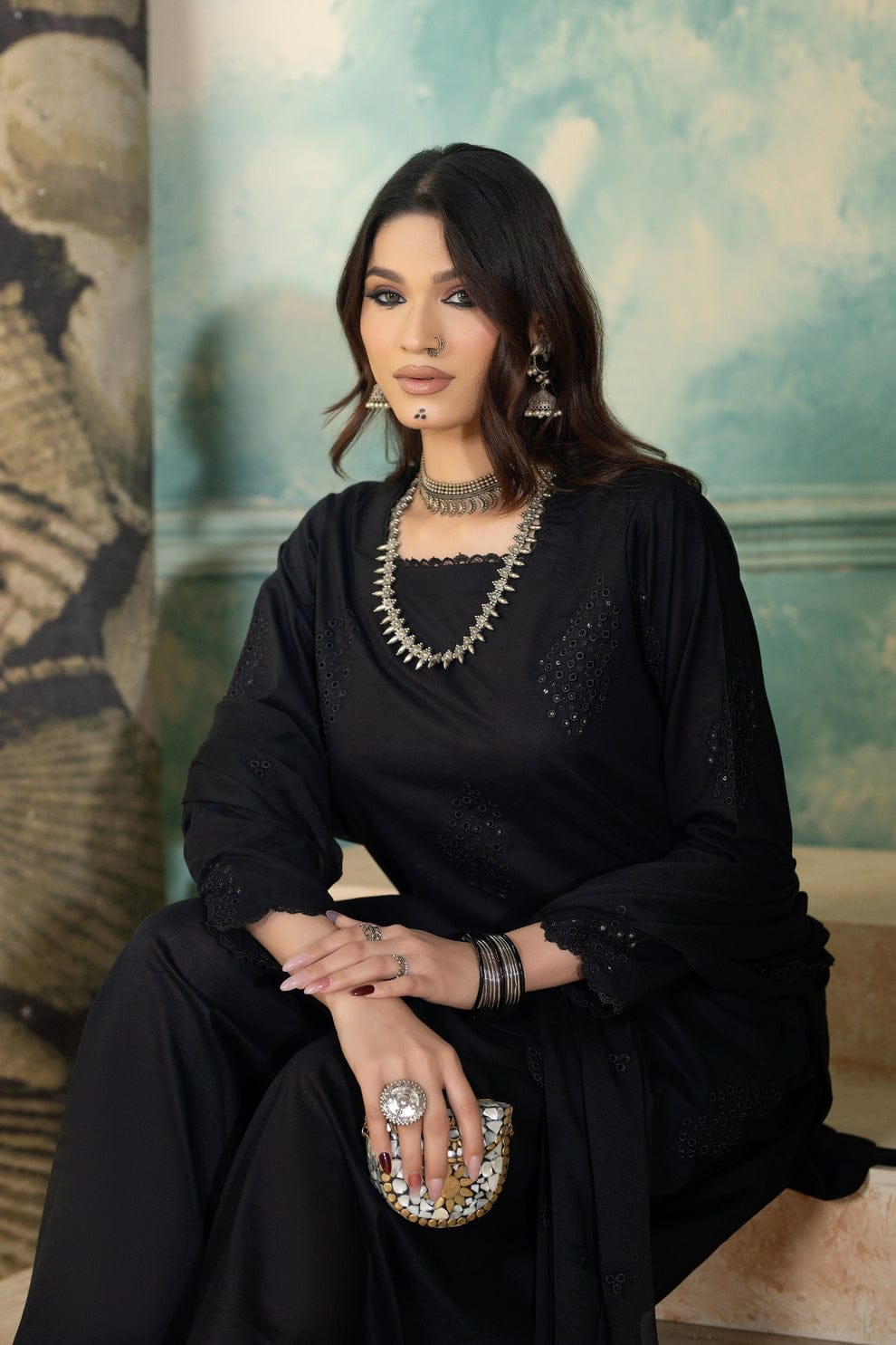 Black Pearl 3pc Dress