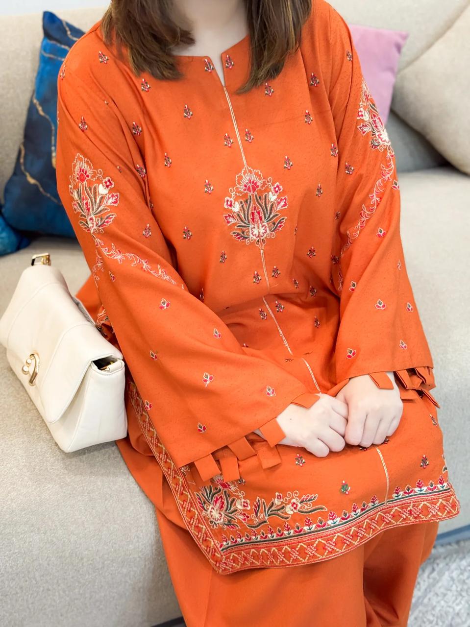 Zobia Emb 2pc Dress