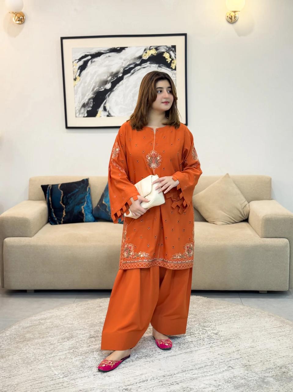 Zobia Emb 2pc Dress
