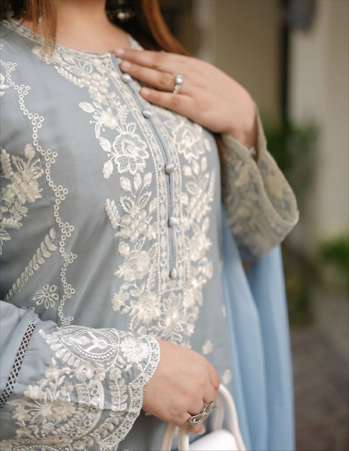 Sanober Emb 3pc Dress