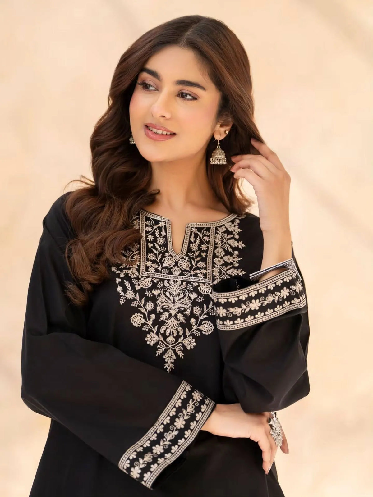 Siyahi Emb 2pc Dress