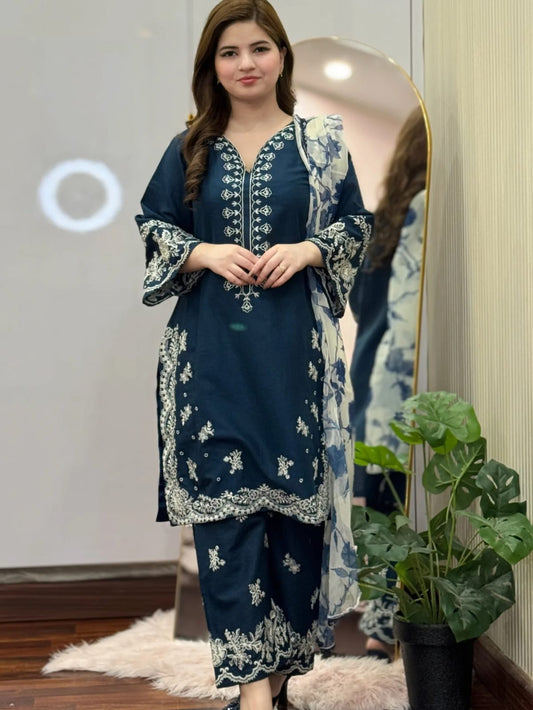 Rubi Emb 3pc Dress